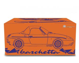Fiat Barchetta 1995 Arancio Laudoracing 1:18 Resinemodell (Türen, Motorhaube... nicht zu öffnen!)